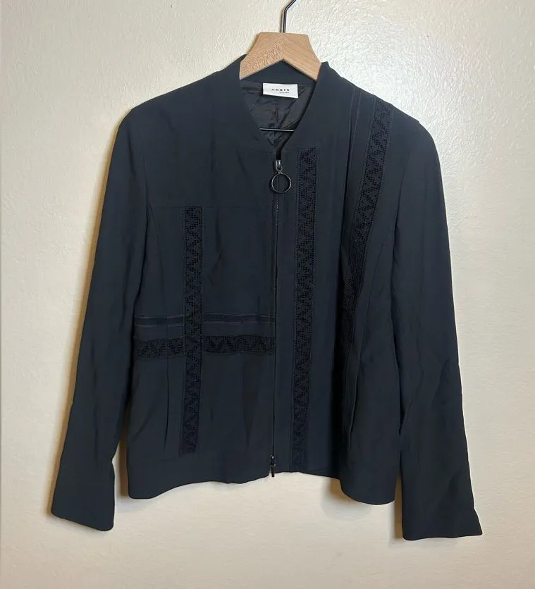 Akris‎ Punto Lace Detail Bomber Jacket - Image 1