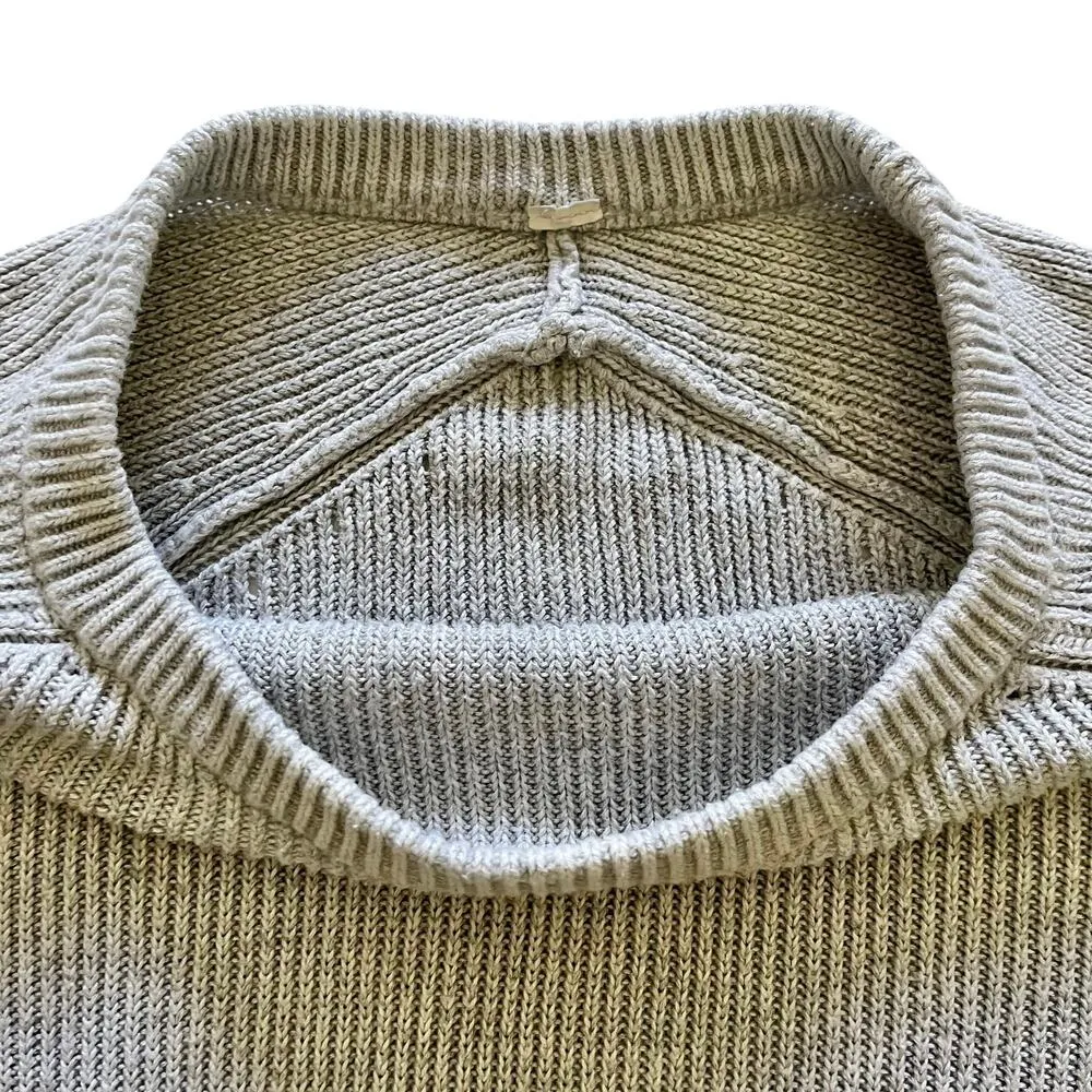Lululemon Cabin Yogi Long Sleeve Heather Gray Pullover Ribbed Knit Sweater Top - Image 5