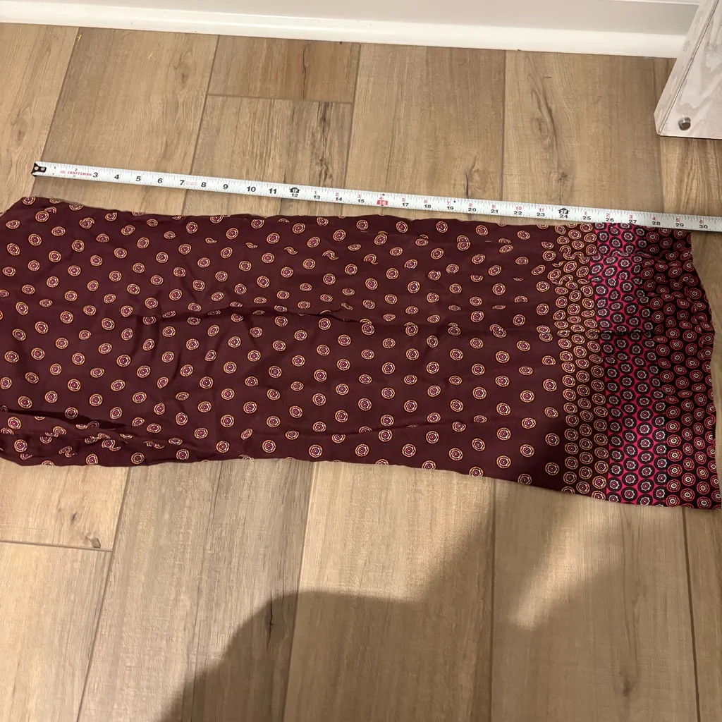 Anthropologie Marsden Wide-Leg Pants‎ Geo Print Red orange size 2 - Image 14