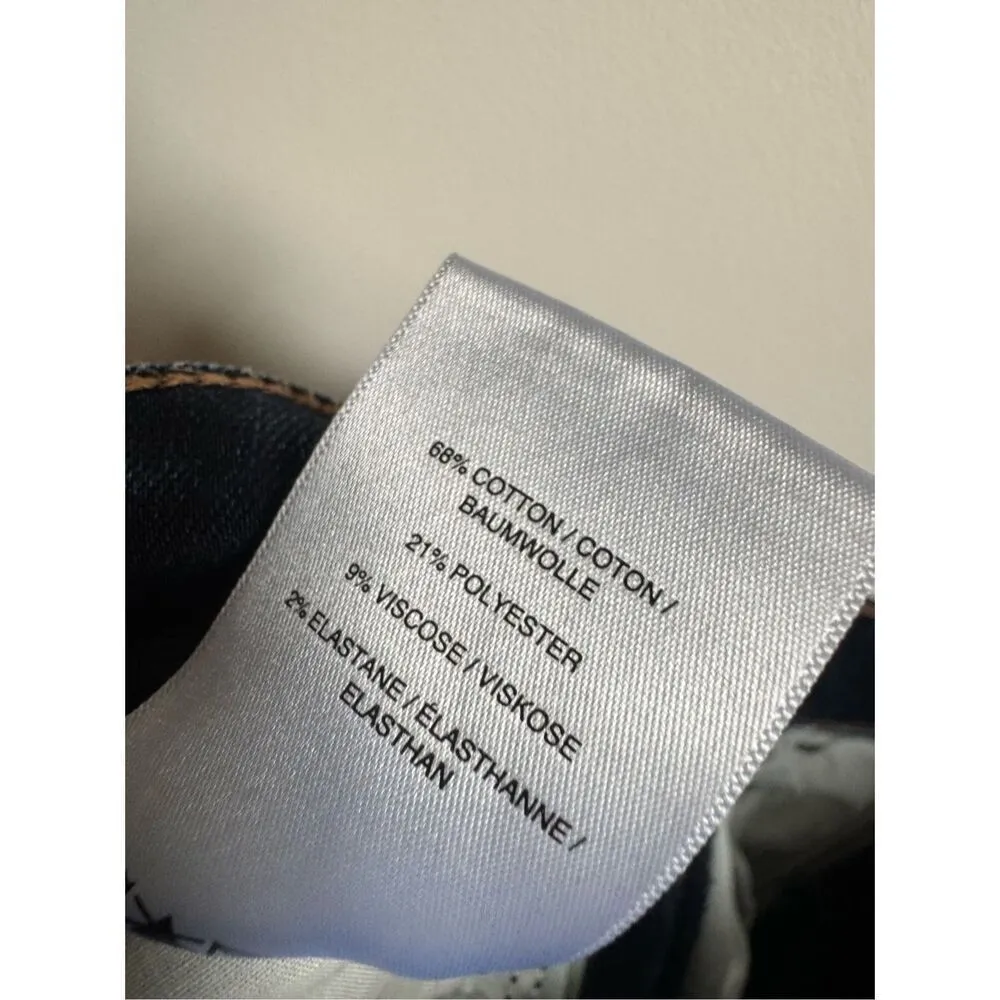 NEW Silver Women's Suki Mid Rise Slim Bootcut Button Fly Denim Jeans sz 31/33 Blue - Image 10