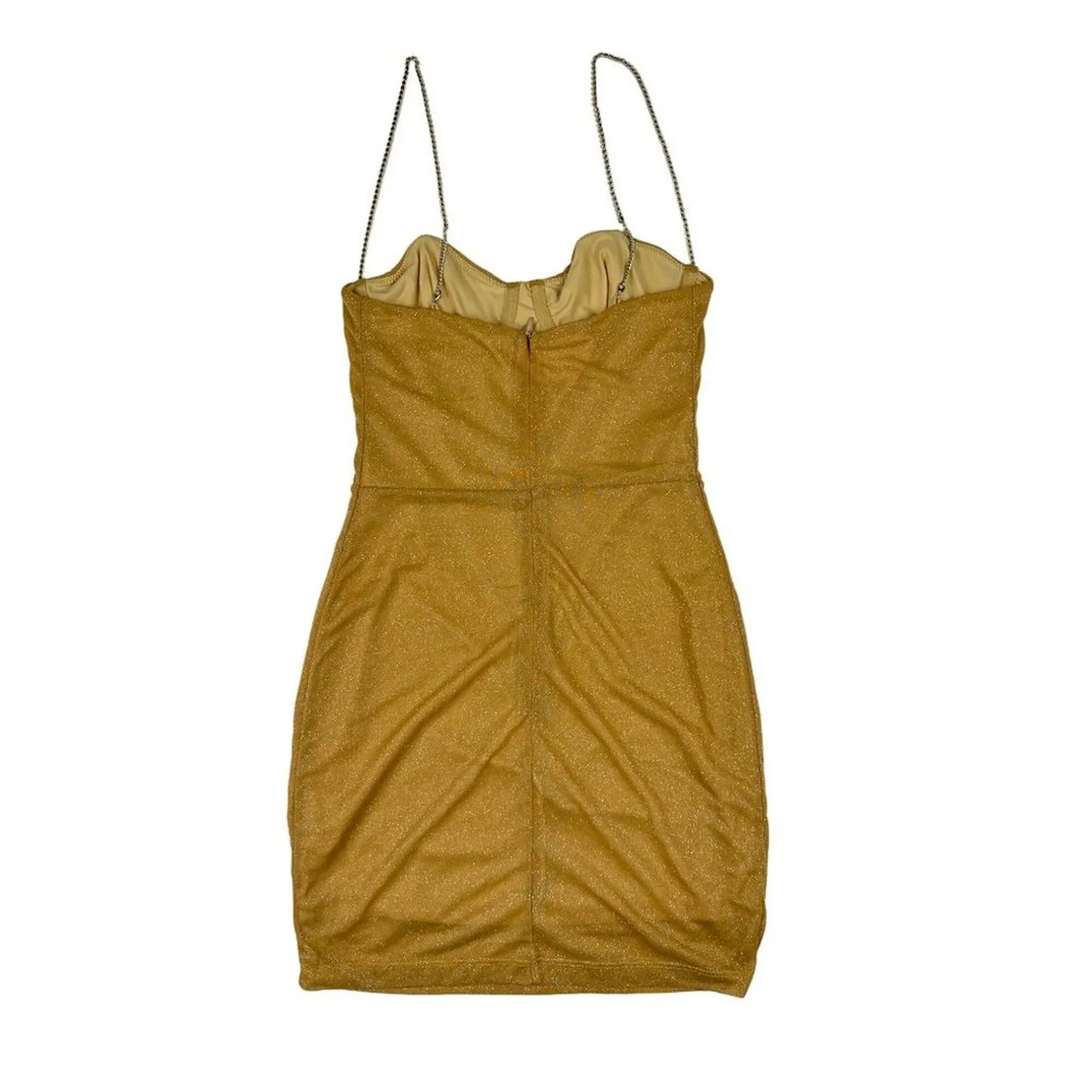 White Fox - Sparkle Dress in Beige - Image 4