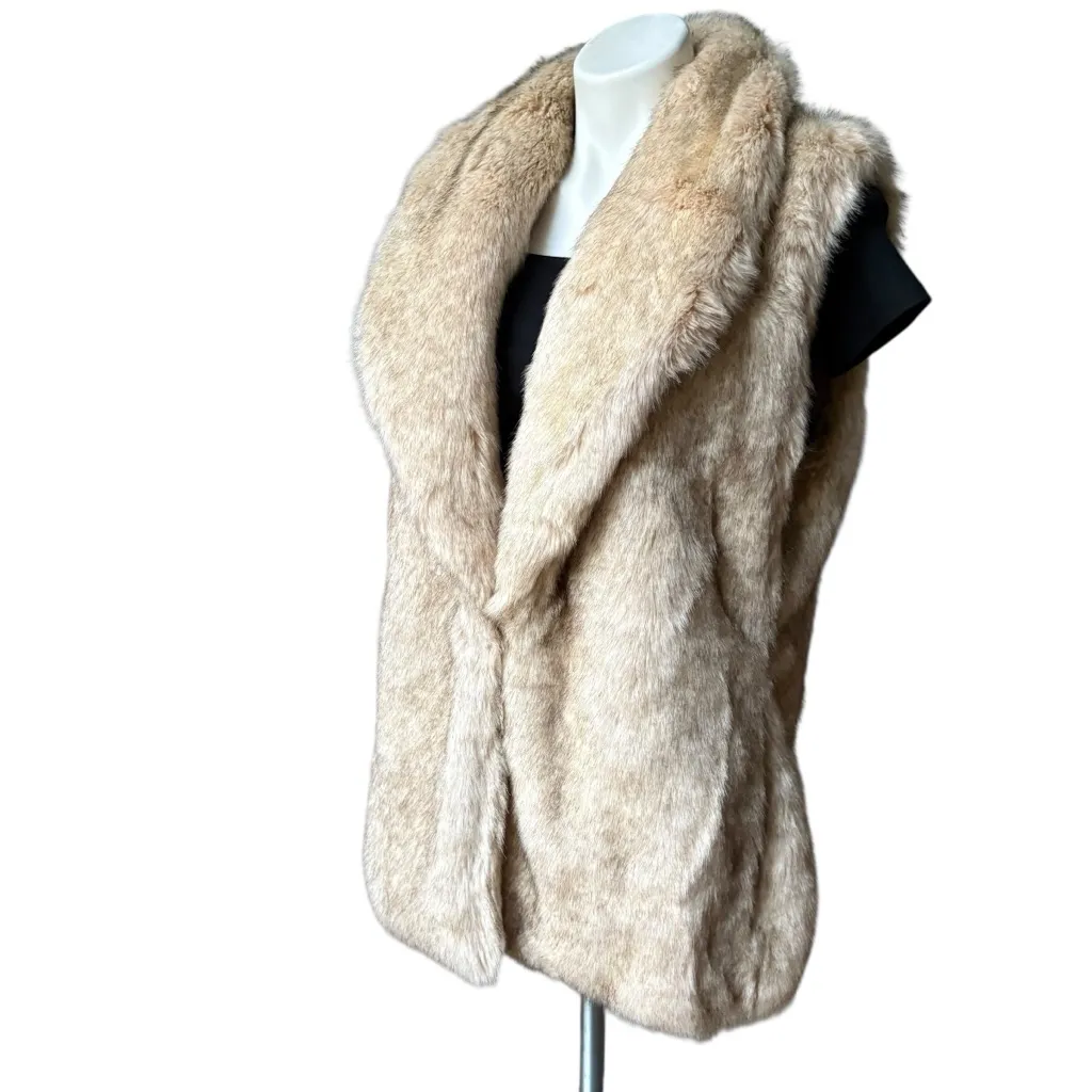 Sanctuary Hollywood Faux Fur Vest, Sz XL - Image 5