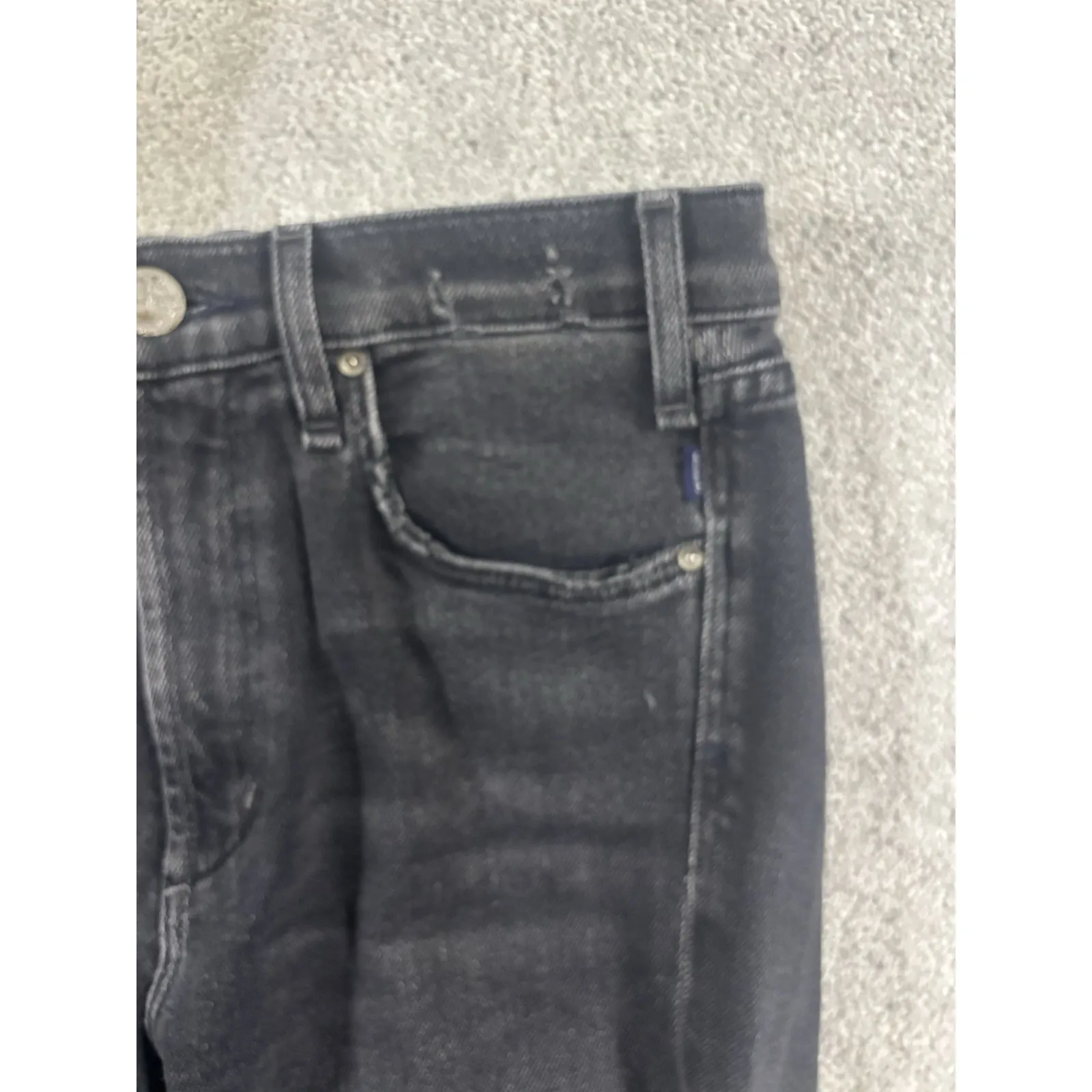 womens mcguire jeans newton skinny black gray‎ wash size 27 - Image 7
