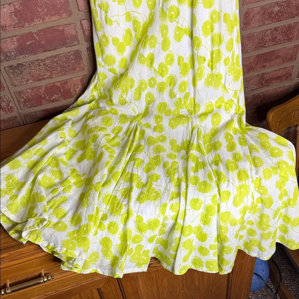 Peppermint Bay Lime Maxi Dress Yellow - Image 2