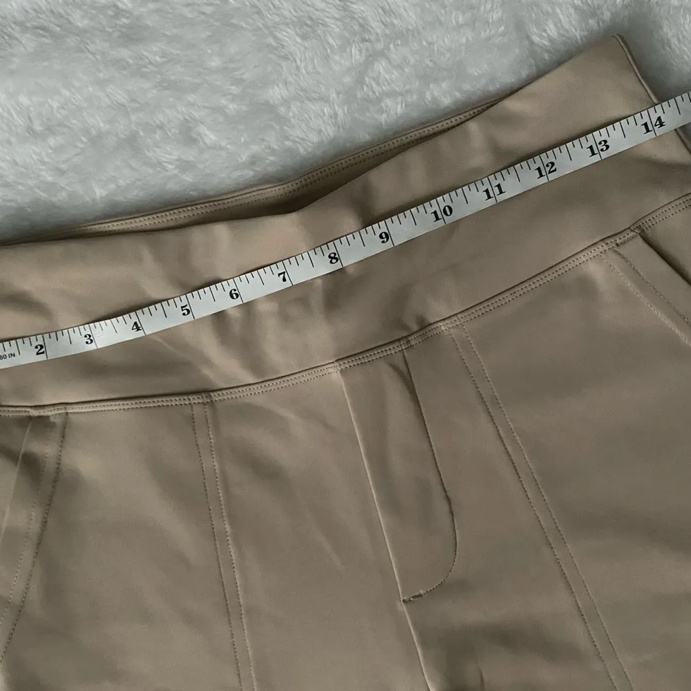 G4Free Wide Leg Pants Loose Yoga Pants with Pockets Stretch Casual Lounge Pants Tan - Image 8