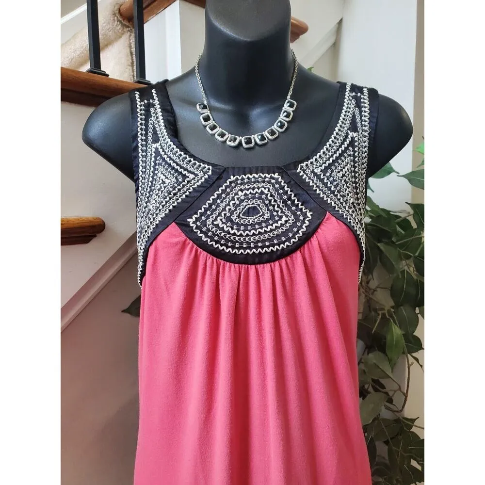 New Directions Womens Multicolor Sleeveless Round Neck Long Maxi Dress Size XL - Image 4