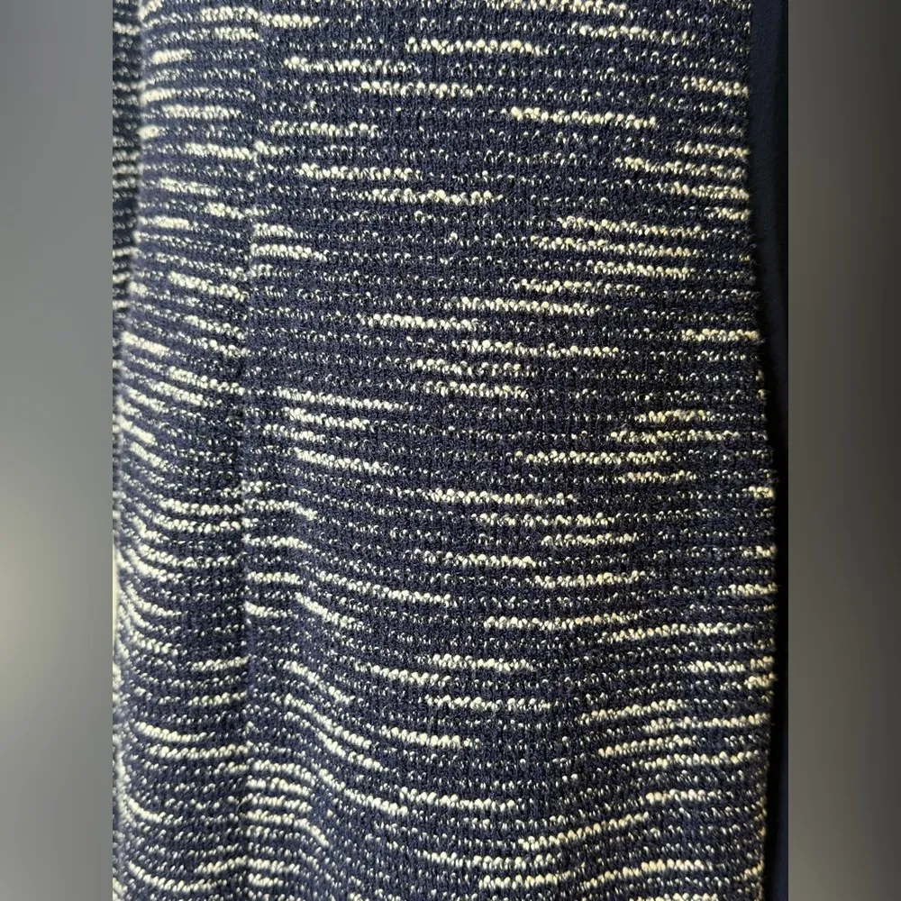 Lauren Ralph Lauren Blue And White Boucle Dress Ruched Women’s Size 14P (Petite) - Image 7