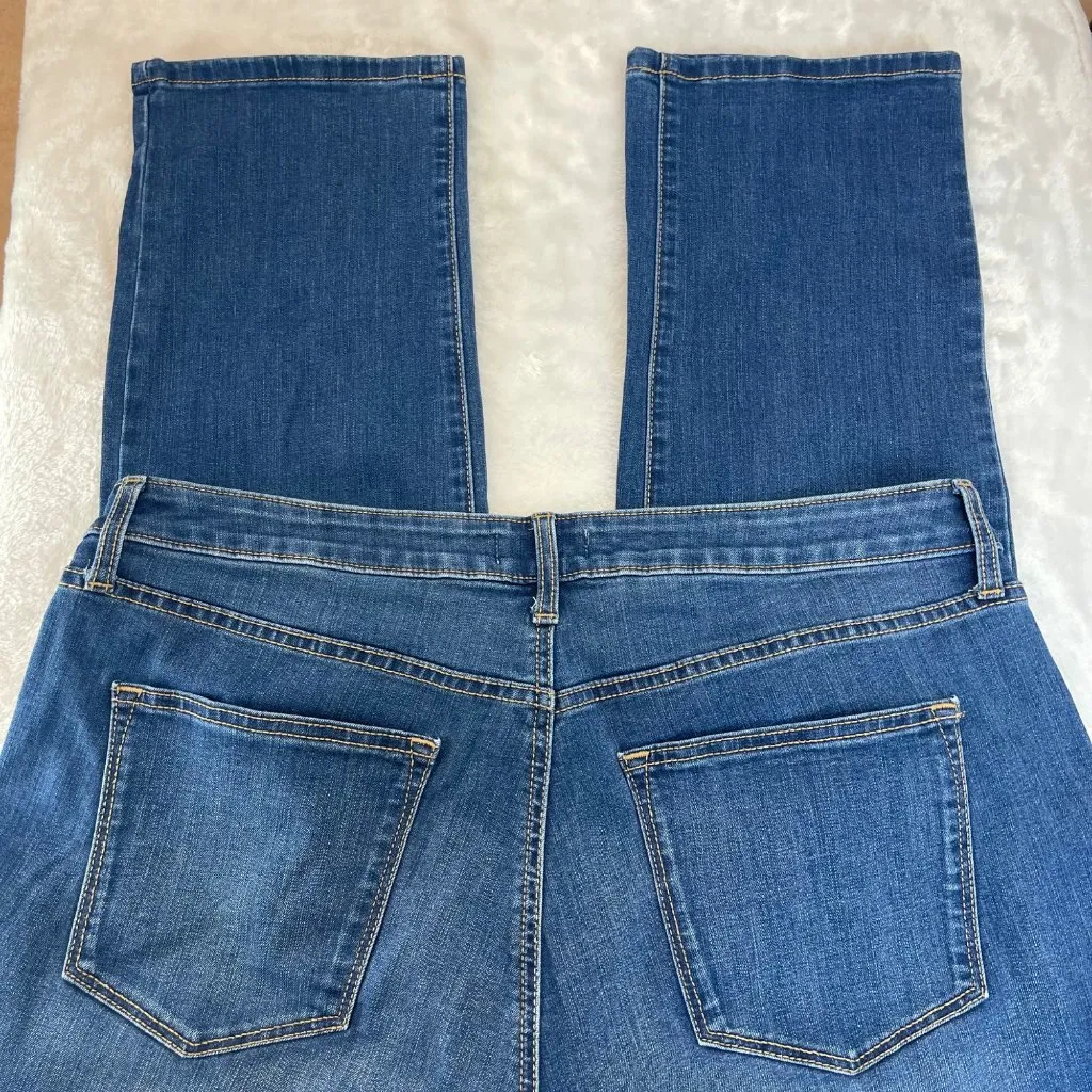 Sonoma Curvy Straight Fit Jeans Women's Plus‎ Size 16 Denim Cotton Medium Wash - Image 11