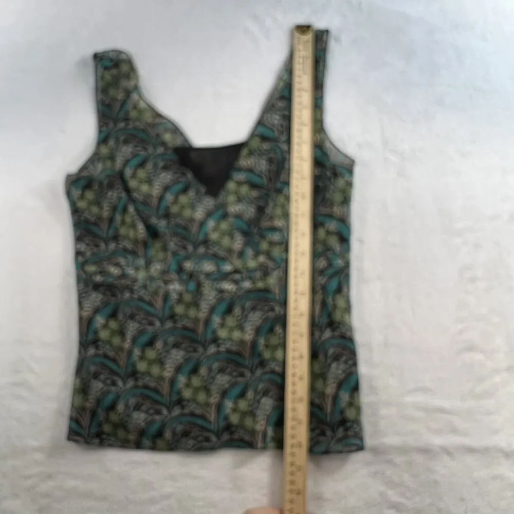 Y2K 2000s Babydoll 4P Petite Top Floral Fairy Whimsigoth Chiffon Ann Taylor Loft - Image 11