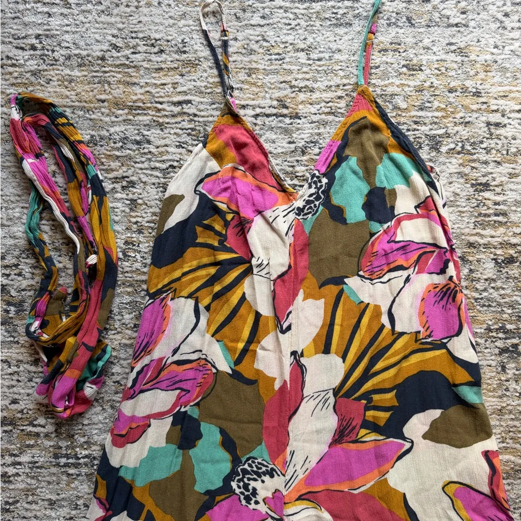 Billabong Shake it Again Midi Jumper romper Women's M - Image 2