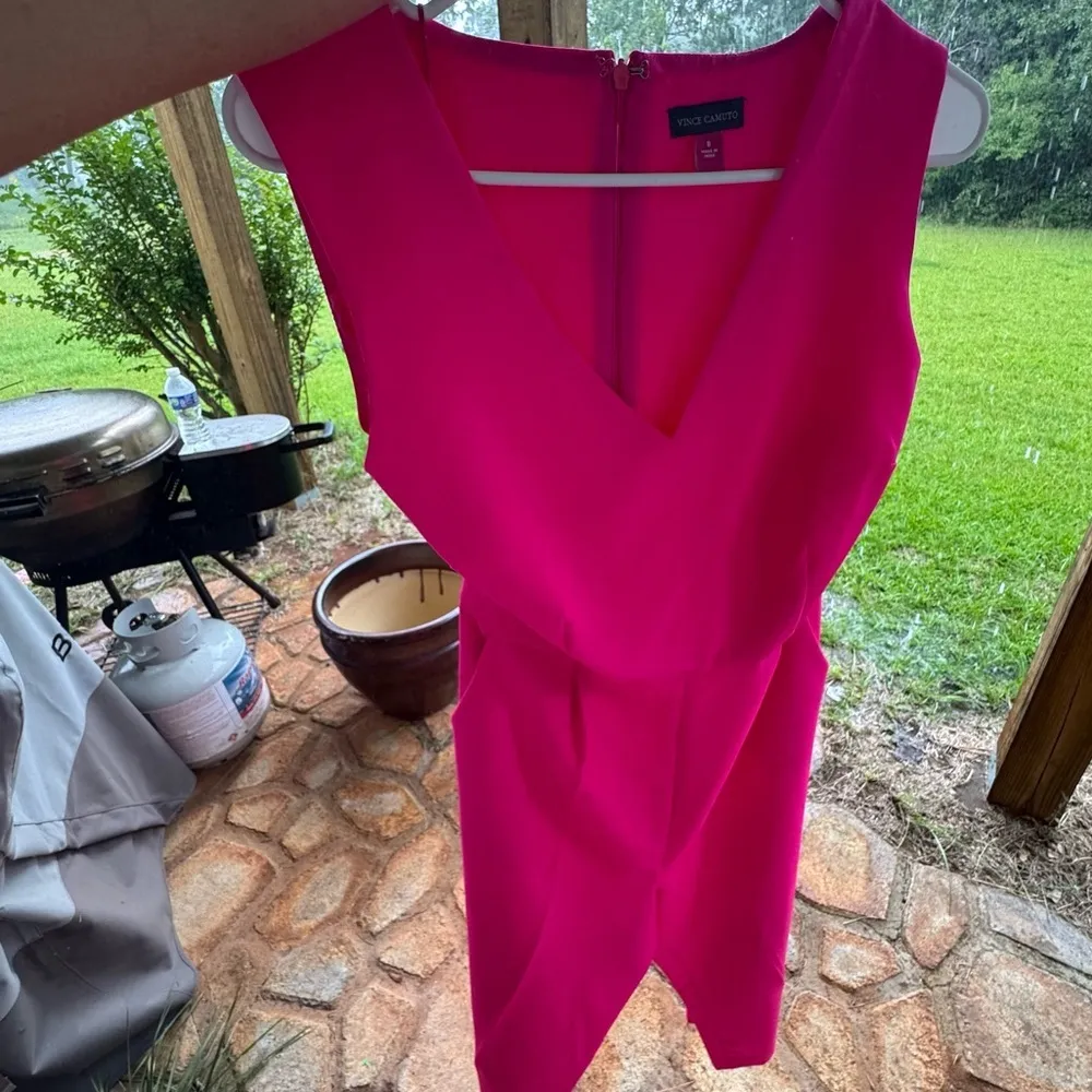 Vince Camuto Vibrant Hot Pink Sleeveless Jumpsuit 8 - Image 11