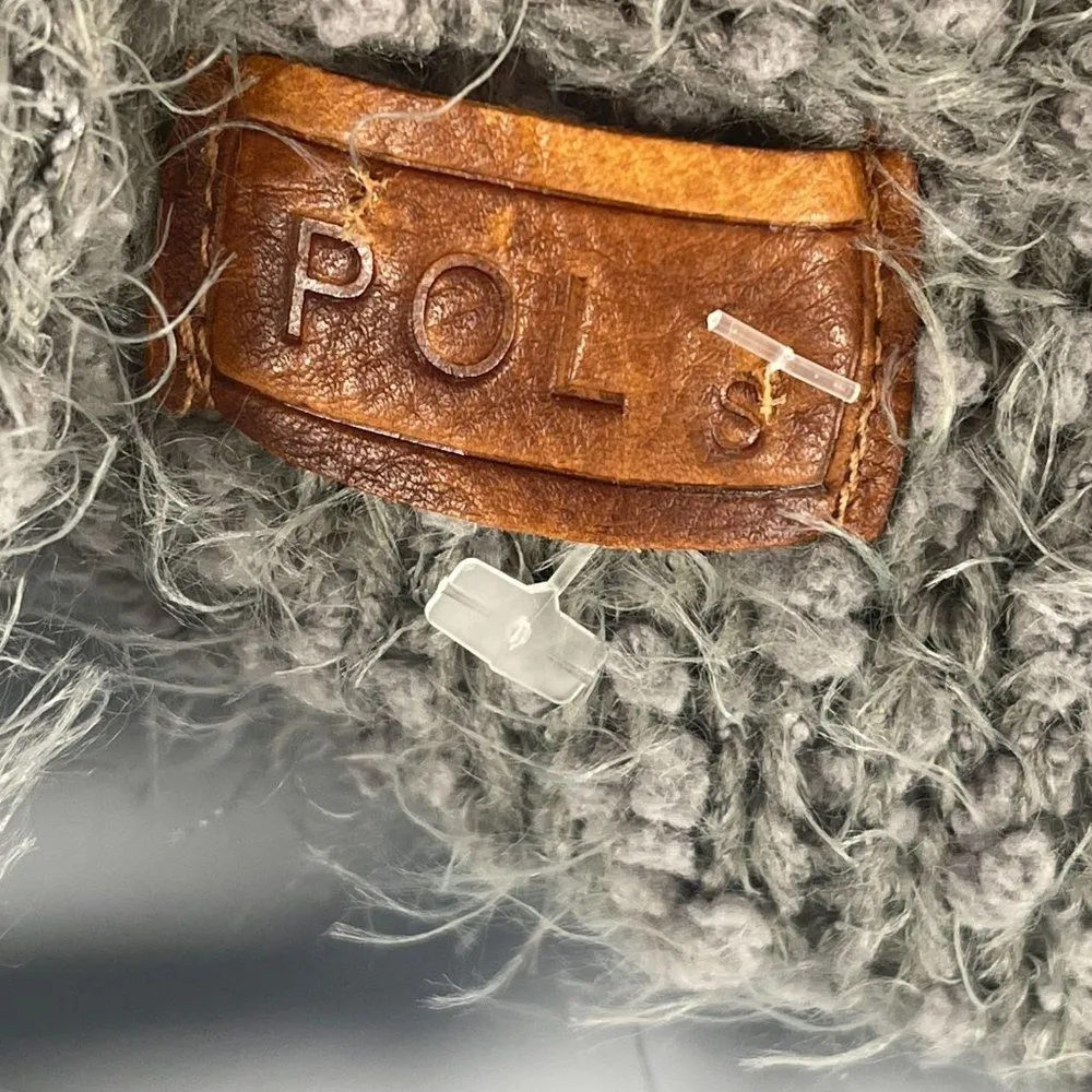 POL Urban Outfitters Sherpa Hooded Button Front Cardigan Sweater - Image 5