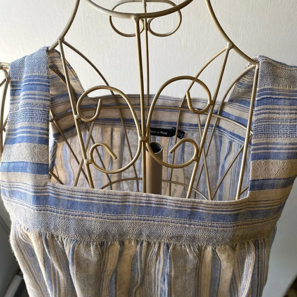 NWT Doe & Rae blue square neck top S - Image 3