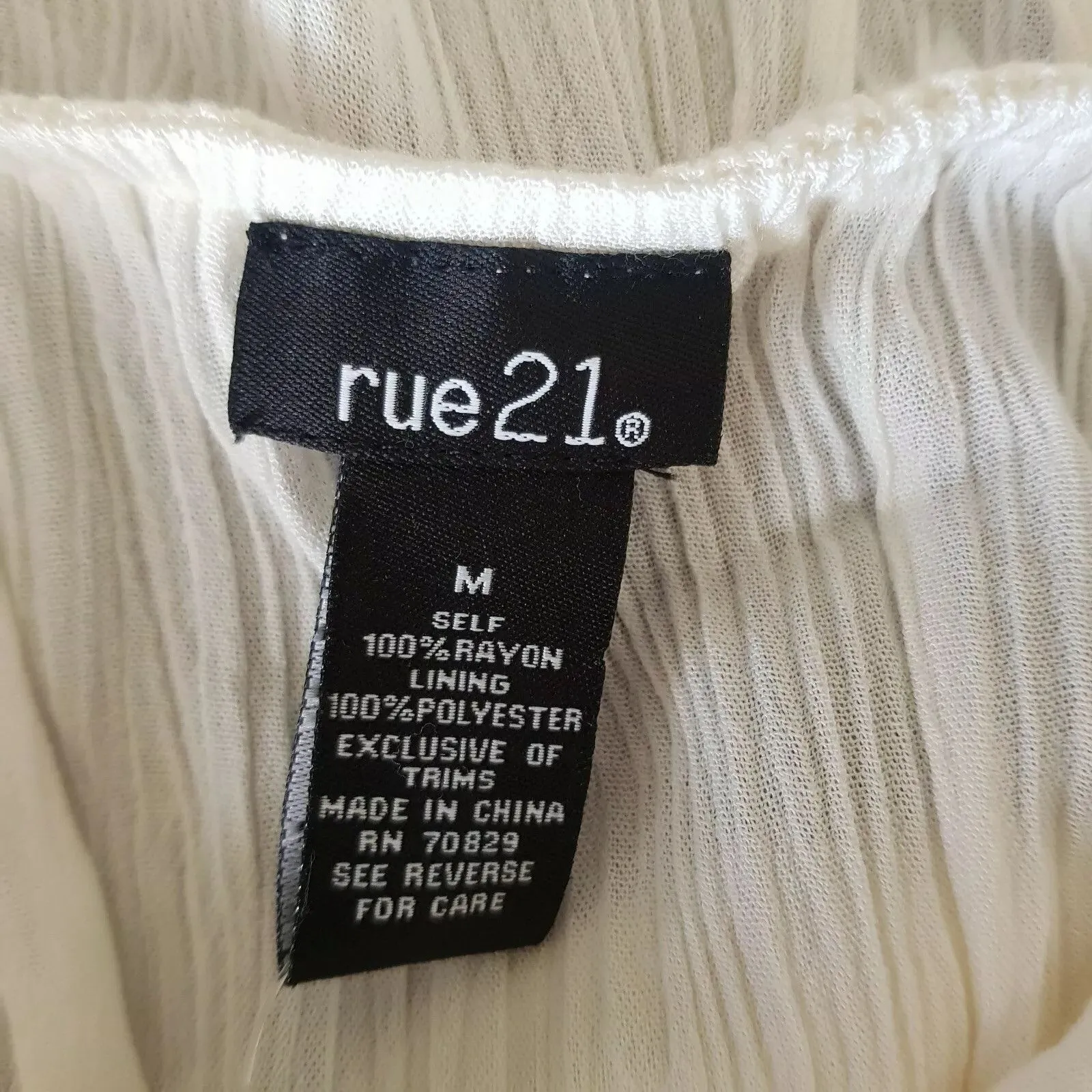 RUE21 Dress Medium Boho Bohemian Coastal Cowgirl Cottagecore Festival Y2K Beach - Image 10