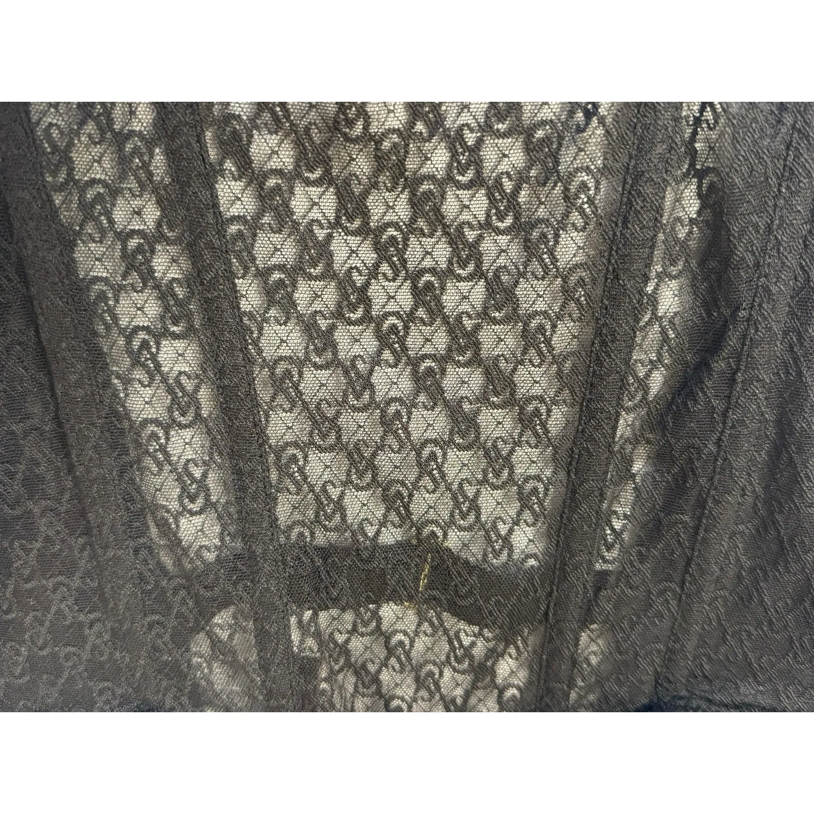 VICTORIA’S SECRET Very Sexy Iconic Monogram Black Push-up Backless Teddy Sz M - Image 6