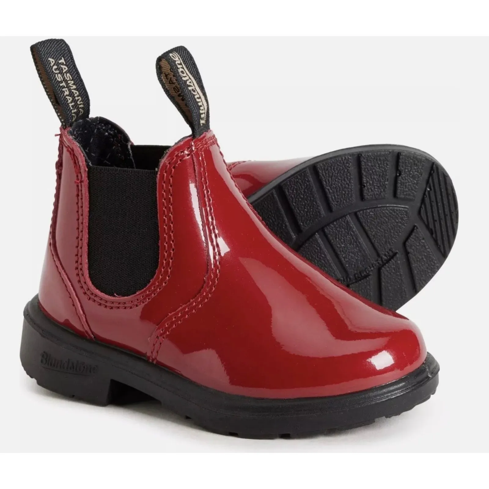 Blundstones Blundstone‎ 2253 Chelsea Boots Patent Leather Red UK/AUS 3 Womens 6 - Image 3