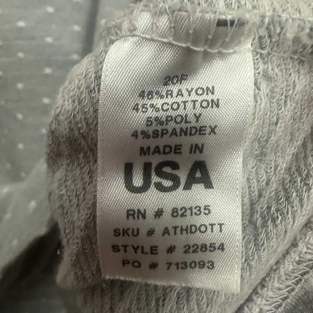 Fresh Produce Polka Dot Sweater Size XL Gray Textured Pullover - Image 5