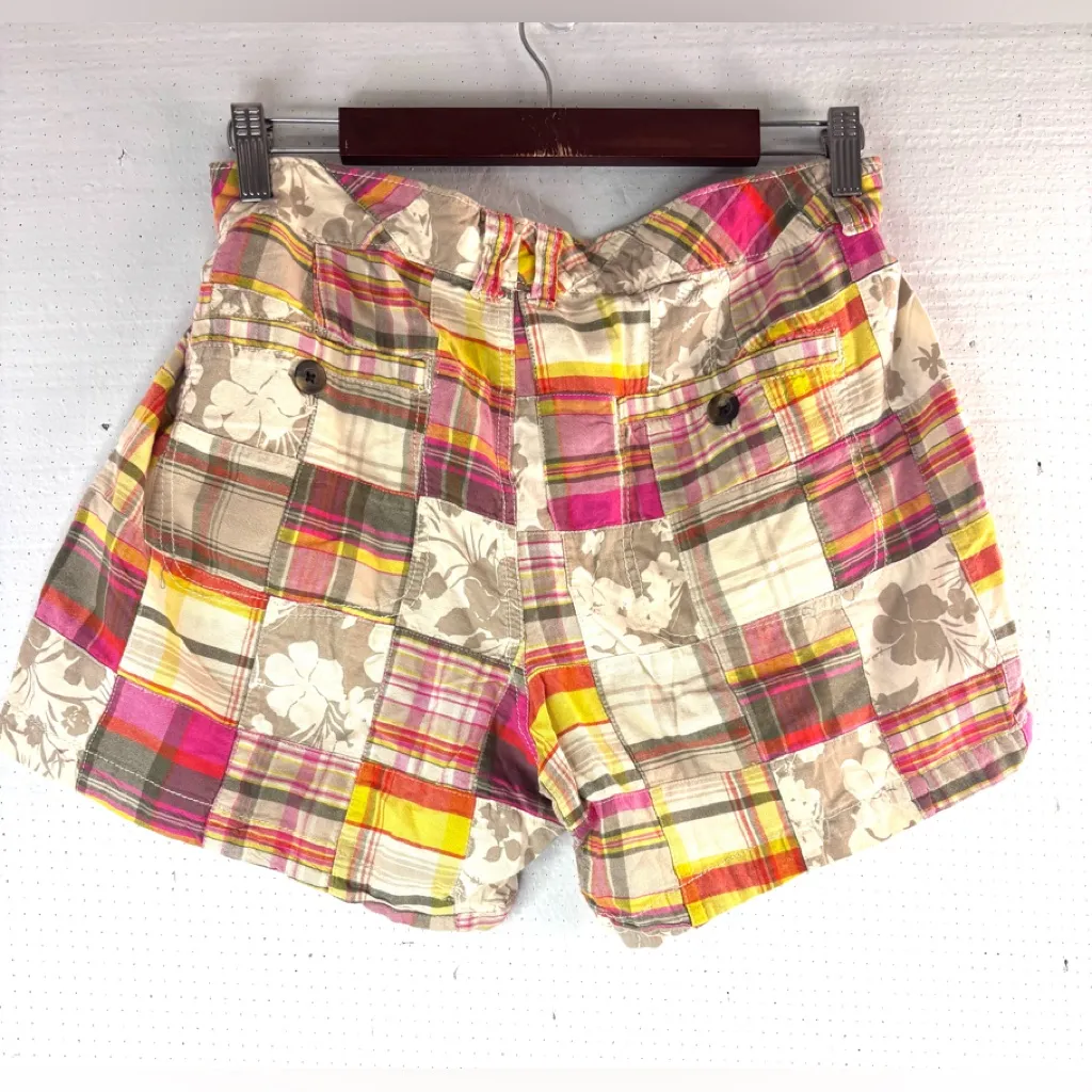 Old Navy 14 Boho Multi Patchwork Cotton Shorts - Image 2