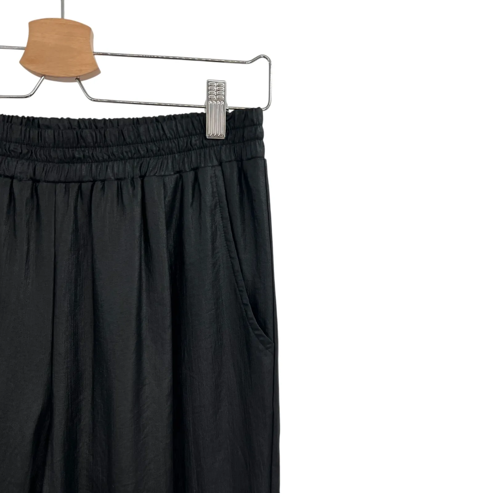 Nightcap Liquid Slack Pull-On Pants Tapered Black Size 2 Small - Image 5
