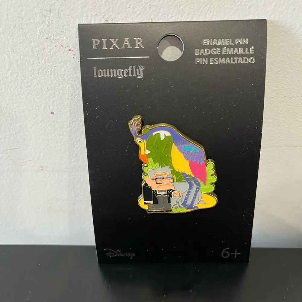 Loungefly Disney Pixar Carl and Kevin Jungle Enamel Pin - Image 2