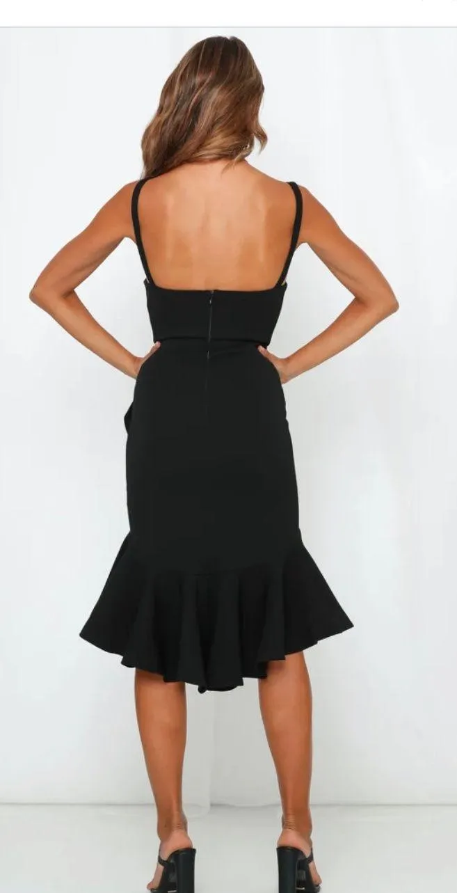 Hello Molly Black Dress - Image 3