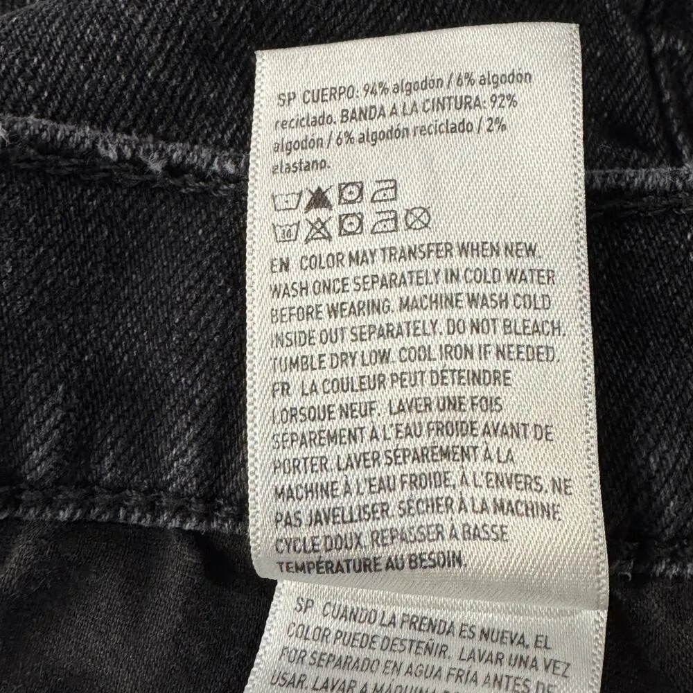 American Eagle SZ 16 Highest Rise 90s Boyfriend Jean Shorts Distressed Frayed - Image 8