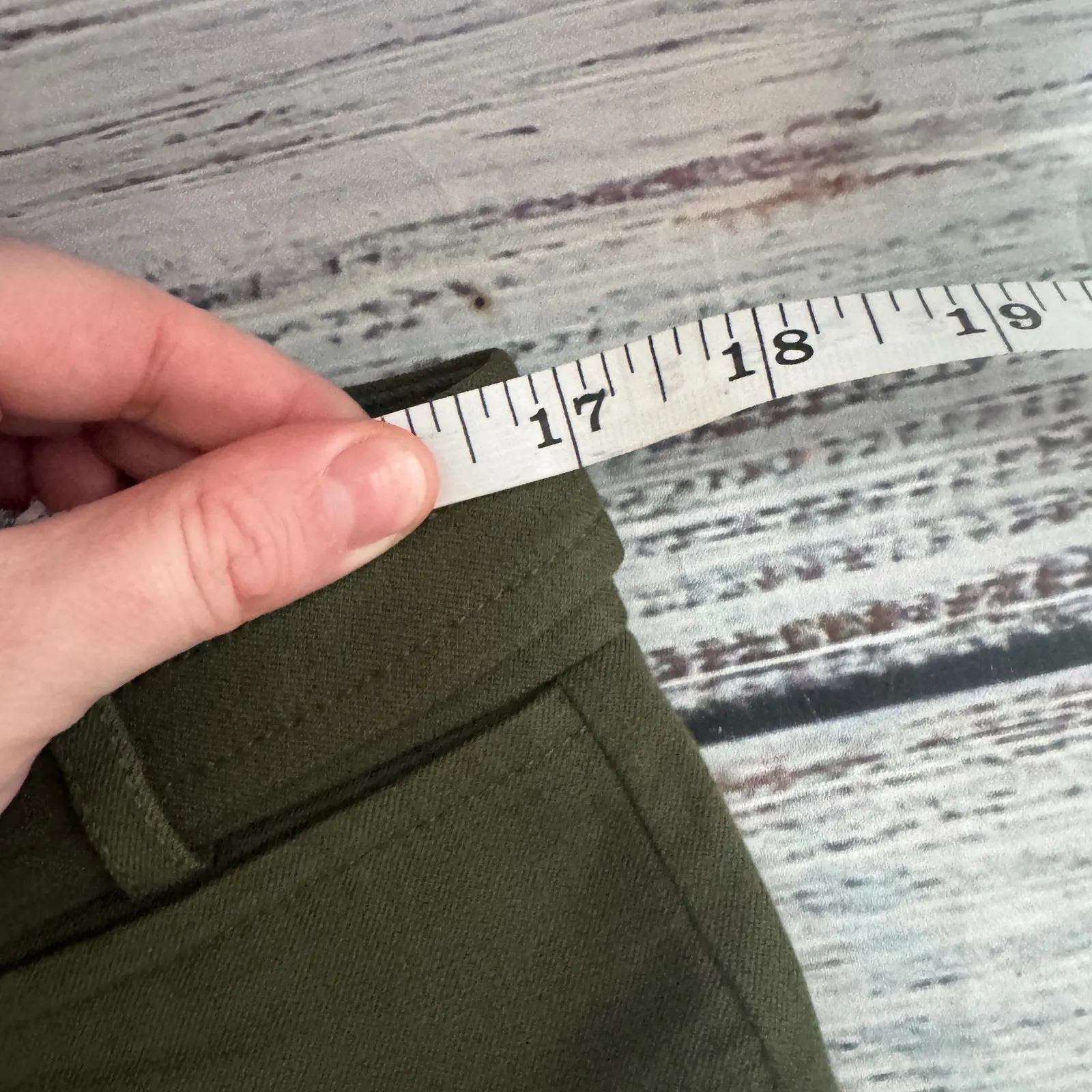 Banana Republic Sloan Pants Women’s Size 6 Olive Green Stretch Career Trousers - Image 6