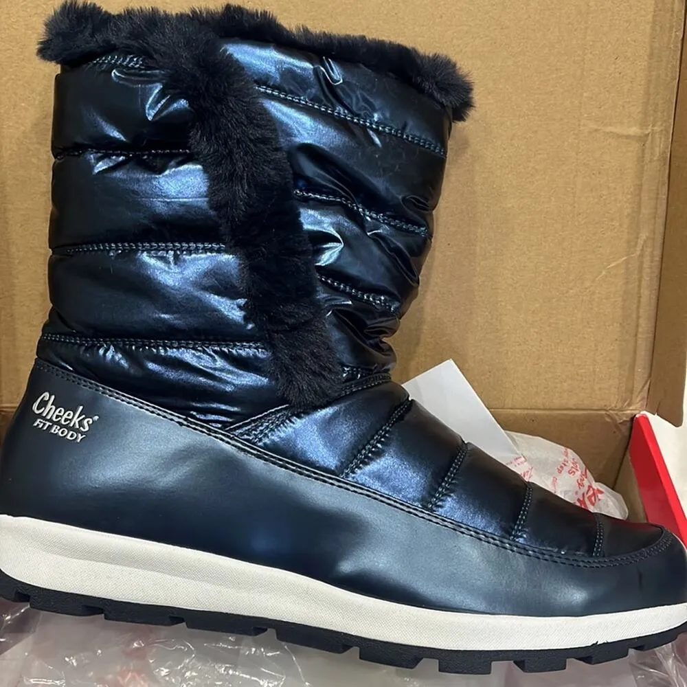 Winter Boots Everyday Walking Womens 12 Body Sport Boots Cosmic Blue Metallic - Image 2