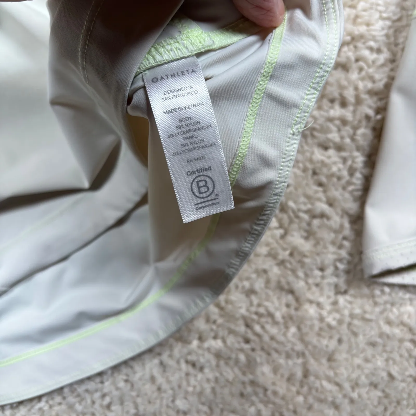 Athleta Womens Gray Hooded Quarter Zip Performance Hoodie Size S - Image 5