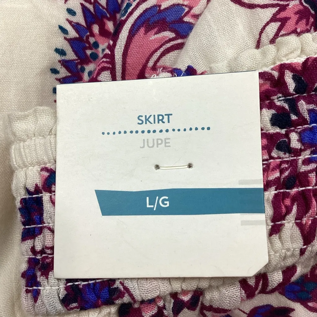 Old Navy Floral Ruffle Mini Skirt Large NEW! - Image 6