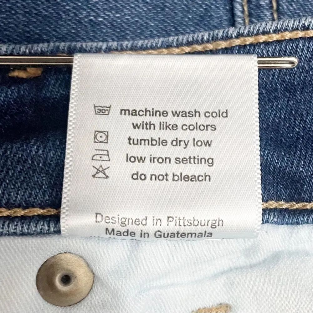 Revtown Decade Denim Size 29 | 8 Mid Rise Skinny Ankle Jeans Medium Indigo Wash Blue - Image 12