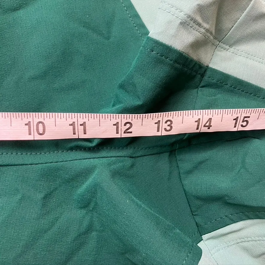 Athletic Shorts Green Teal StretchTech Go H2O High Rise Pocket Fits Phone 2X New - Image 11