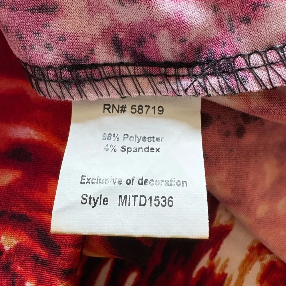 Notations Vibrant Multicolor Sleeveless Dress Women’s L - Image 5