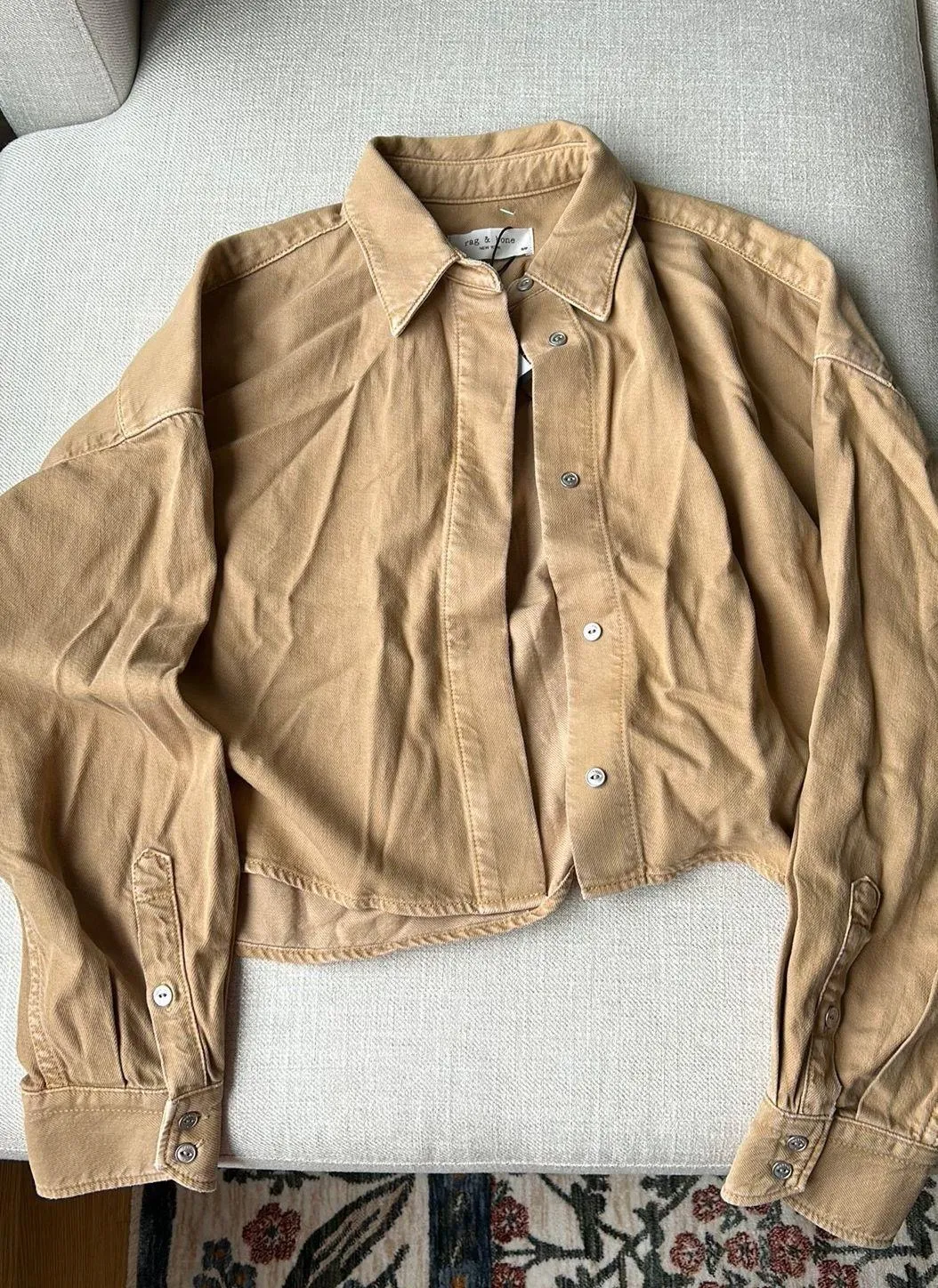 Rag and Bone  Cropped Jacket - Image 4