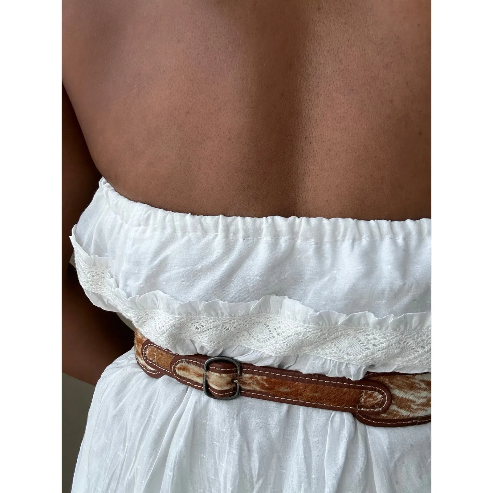 Vintage Banana Republic Italian Leather Belt - Image 3