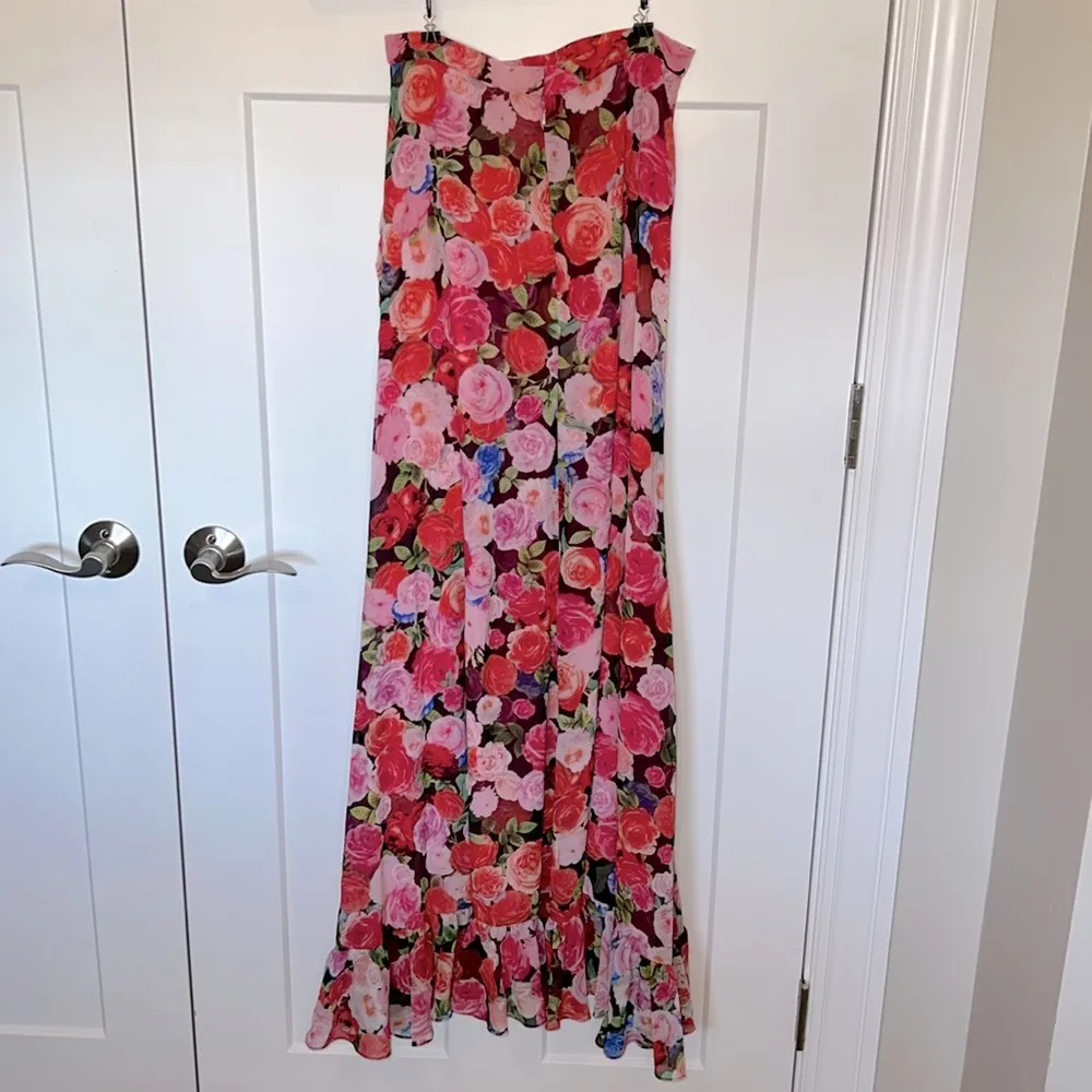 NWOT Ieena for  Floral Ruffle Maxi Skirt - Image 3