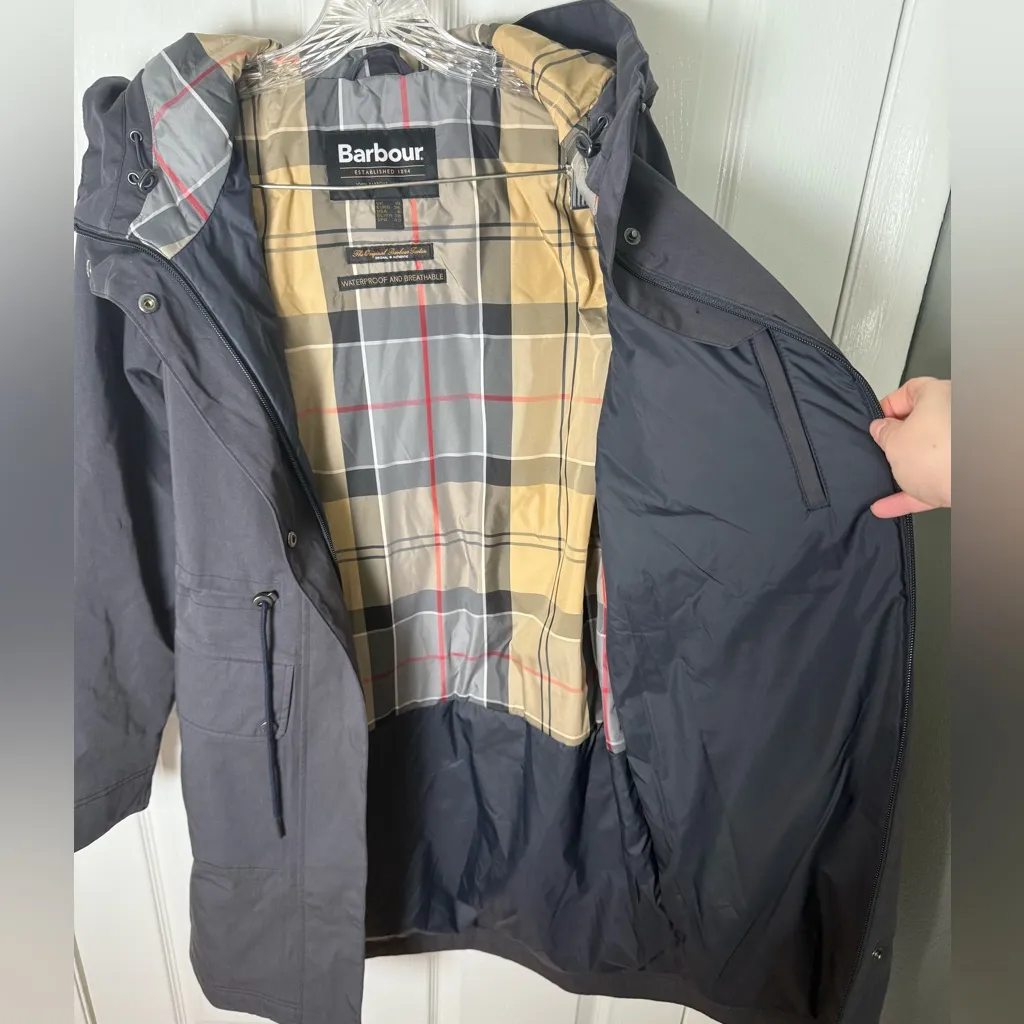 Barbour  Bowlees Longline Waterproof Jacket 6 - Image 6