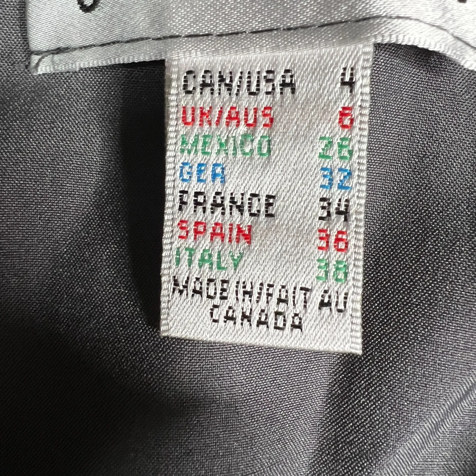 Joseph Ribkoff 03608 Black Sleeveless‎ Zip Front Long Vest Dress Sz 4 Bubble Hem - Image 9