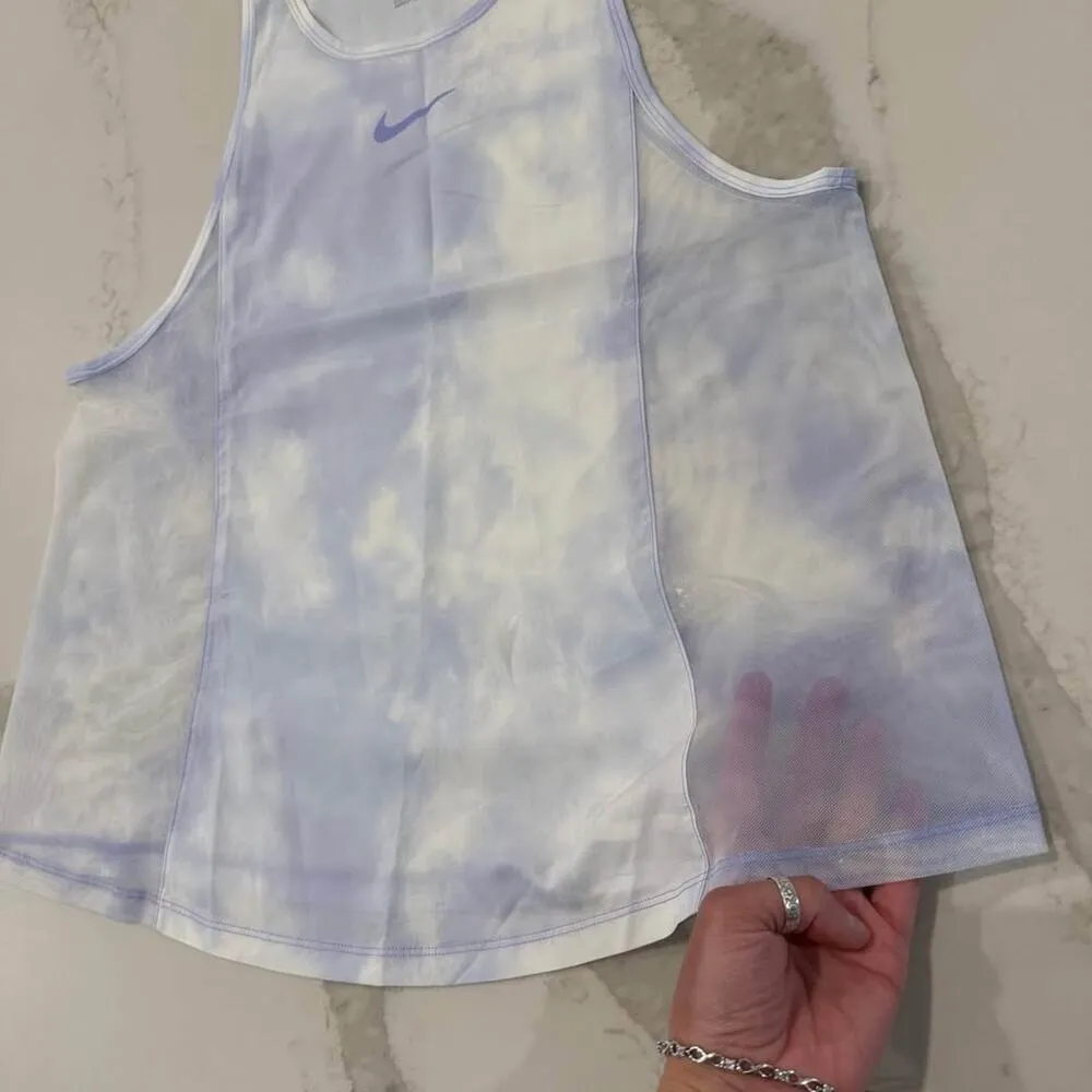 Nike Icon Clash City Sleek Athletic Running Tank Top Womens Small Thistle Purple - Image 3