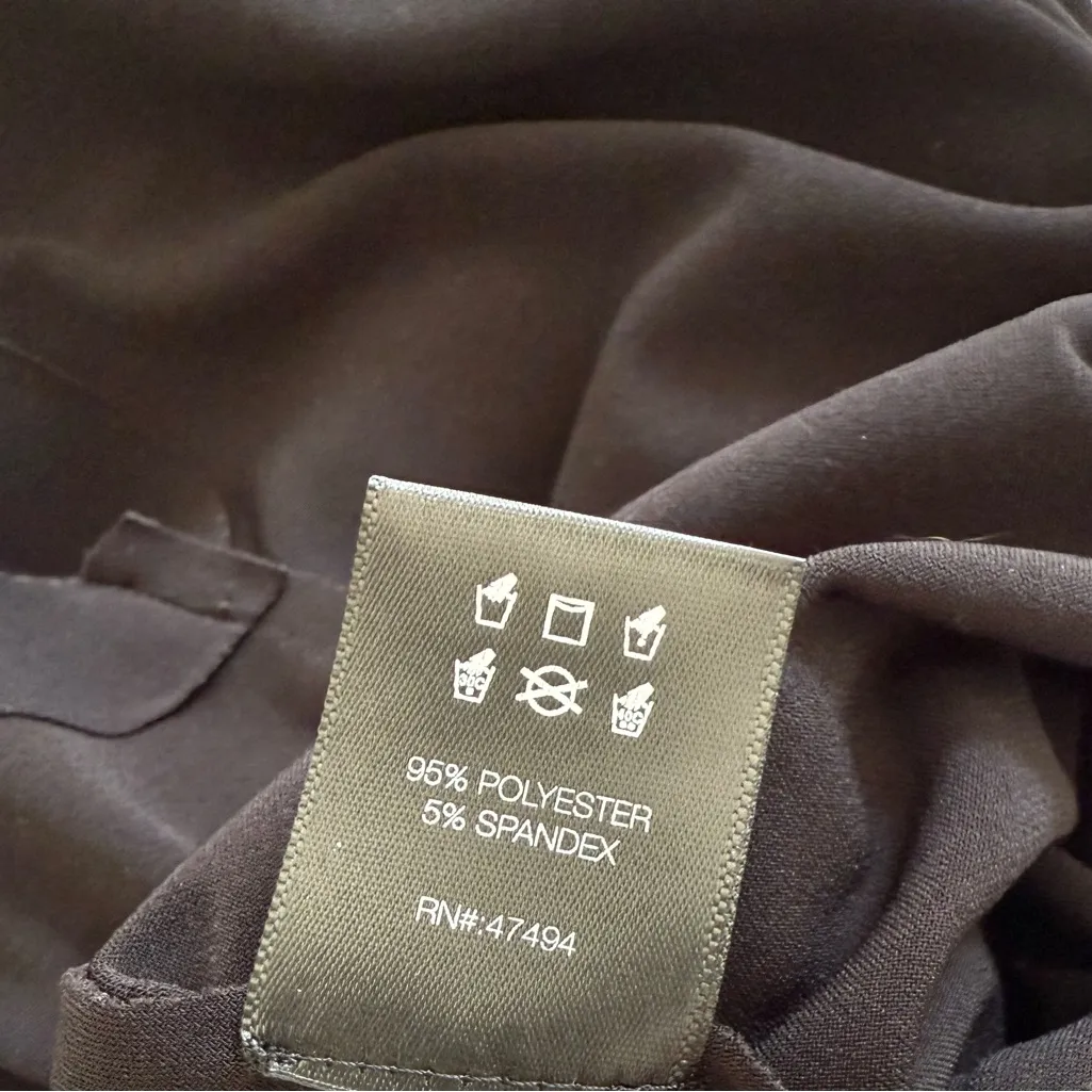 Norma Kamali Asymmetric Drop-Shoulder Wide-Leg Jumpsuit Black One Piece Size XS - Image 9