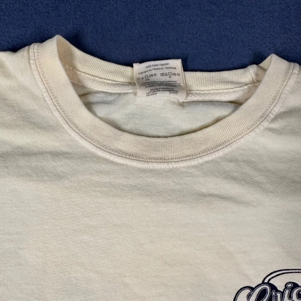 Cricos Pizza & Subs Comfort Colors Unisex Large Yellow Short Sleeve Graphic Tee - Image 4