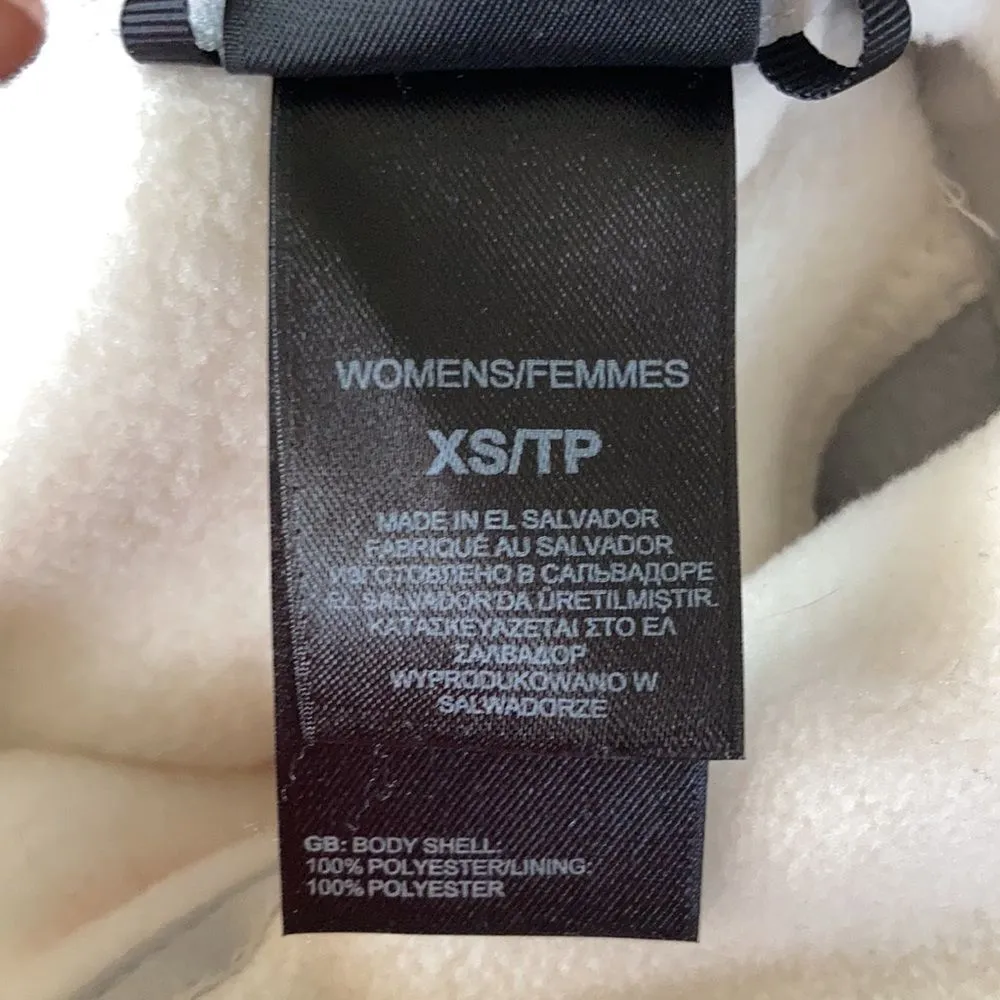 NEW The North Face Cream Full Zip Fleece Jacket Size XS Winter Coat Osito NWOT - Image 8