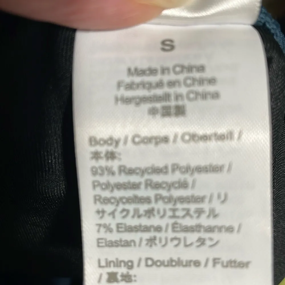 J. Crew Textured Hi Rise Cheeky Bikini Bottom Deep Midnight Jacquard S (4-6) NWT - Image 4