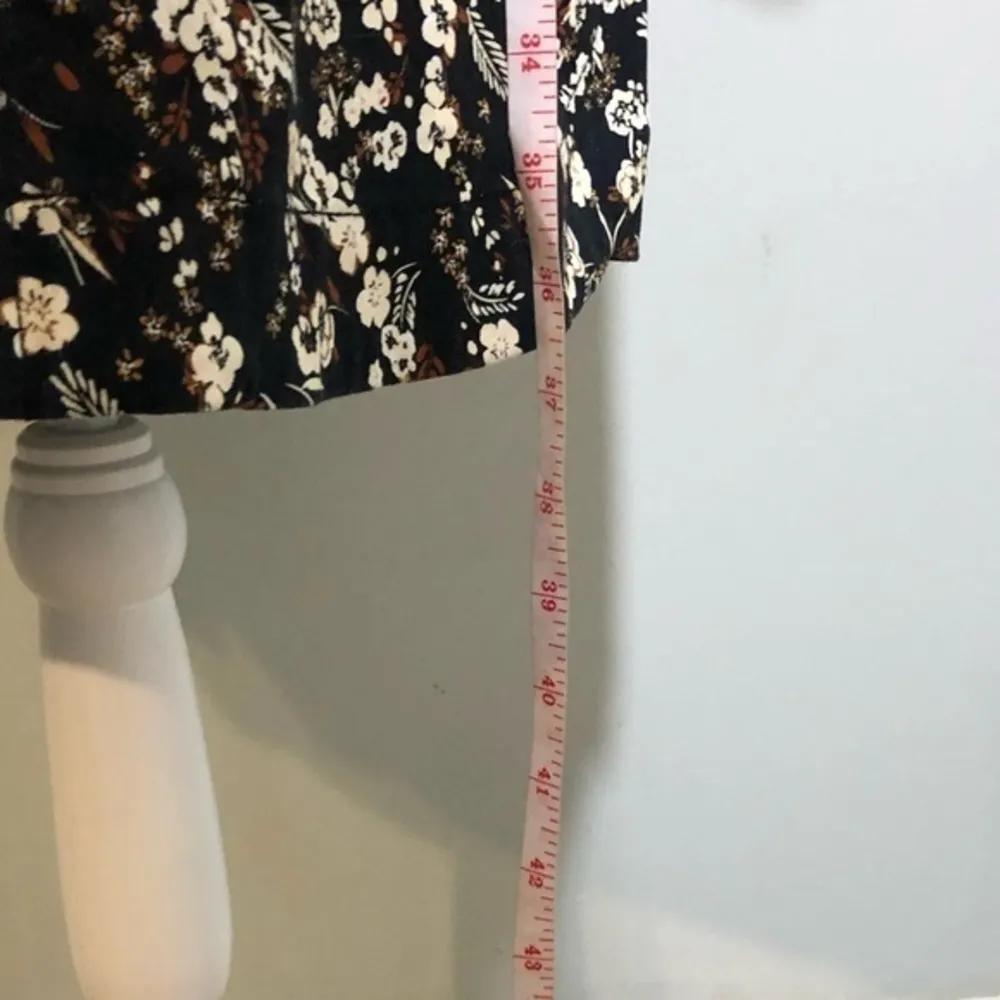 NWT  Daphne Black Floral Zip-Up Cotton Twill Sheath Dress New - Image 13