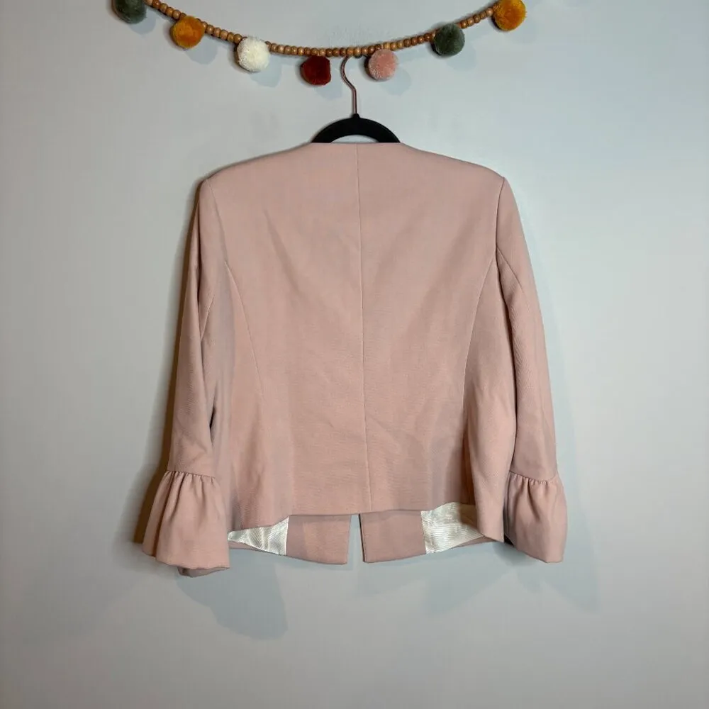 Zara blush pink button blazer - Image 5