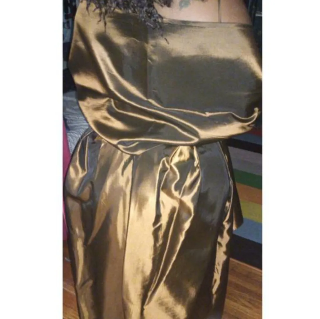 Bronze Evening formal  Gown - Image 5