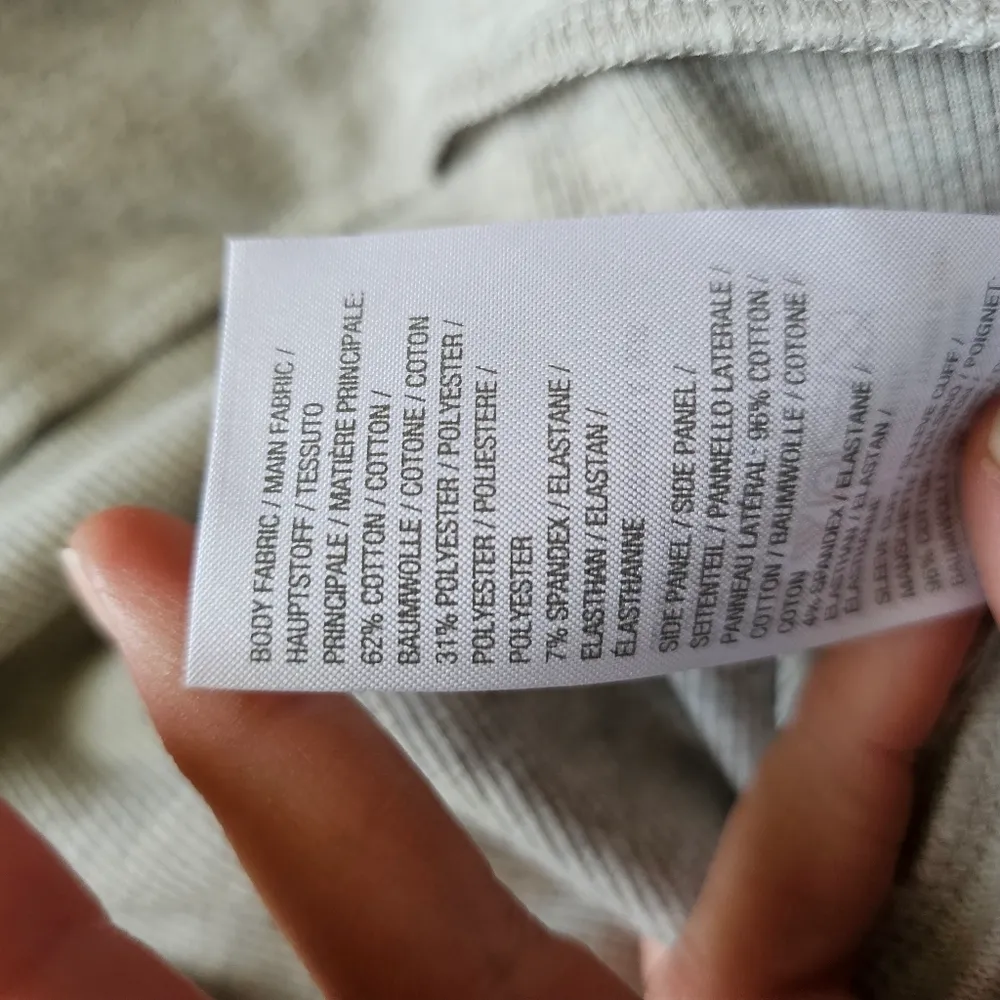 H by Halston Gray French Terry Knit Motorcycle Flyaway Jacket Size 12 - Image 8