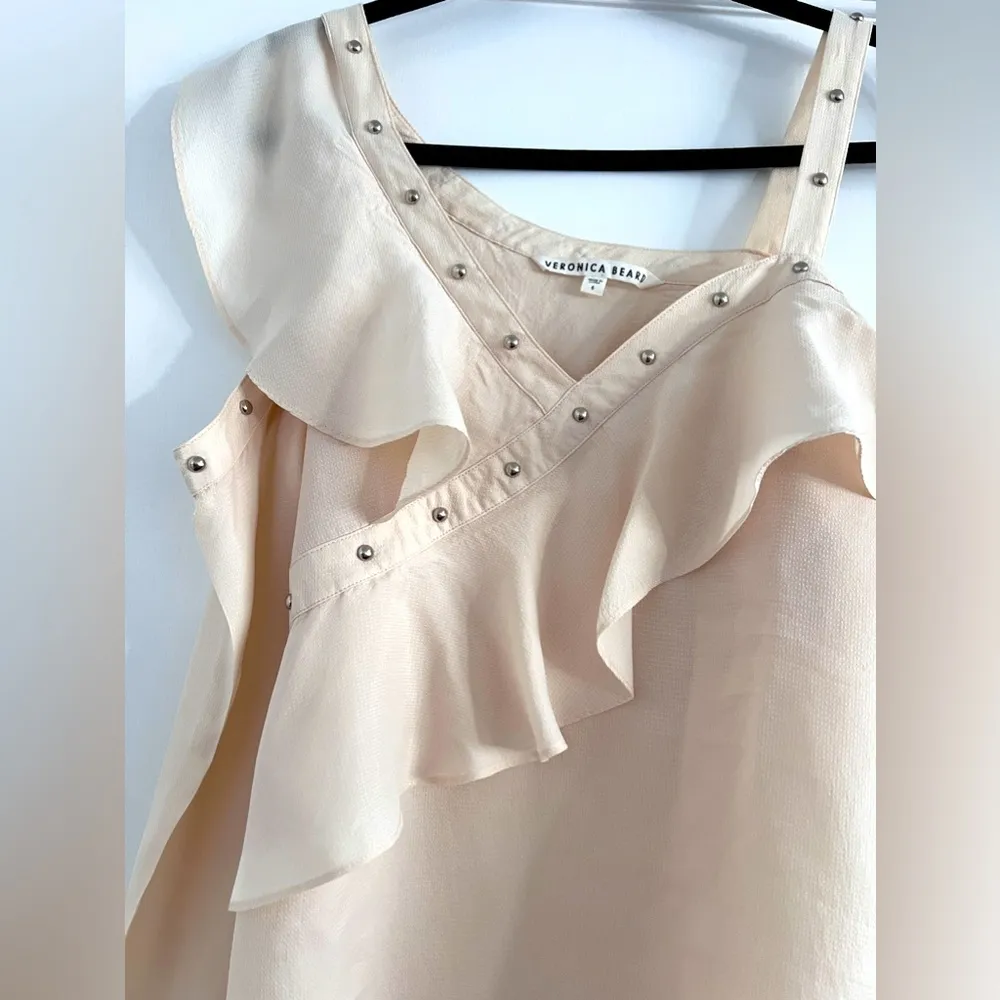 Clementine Ruffle One Shoulder Long Sleeve Top~Size 6 - Image 6