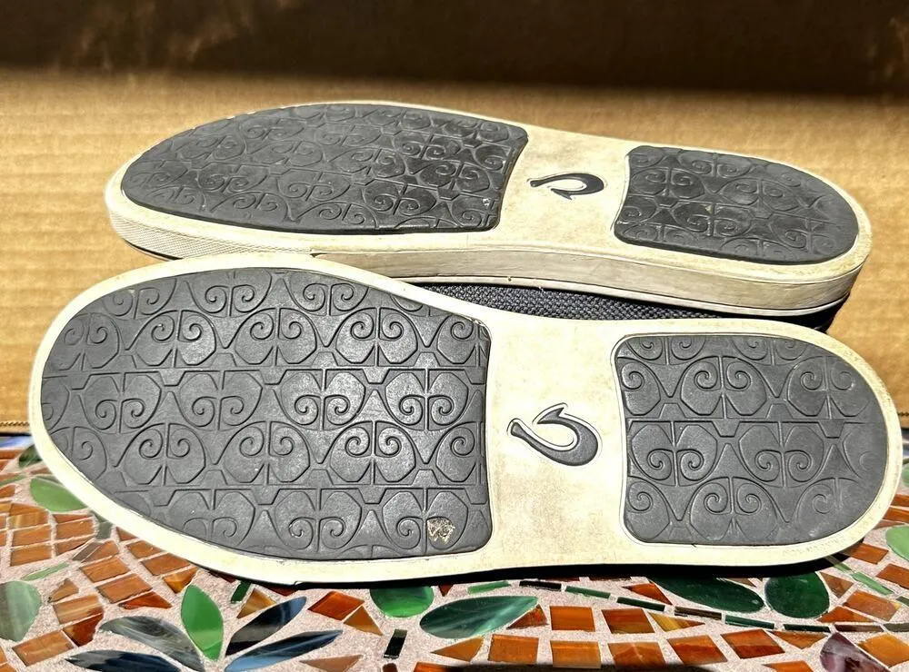 Olukai Pavement Pehuea Li Casual Sneakers Lace Up Comfort Breathable Gray 9 - Image 6