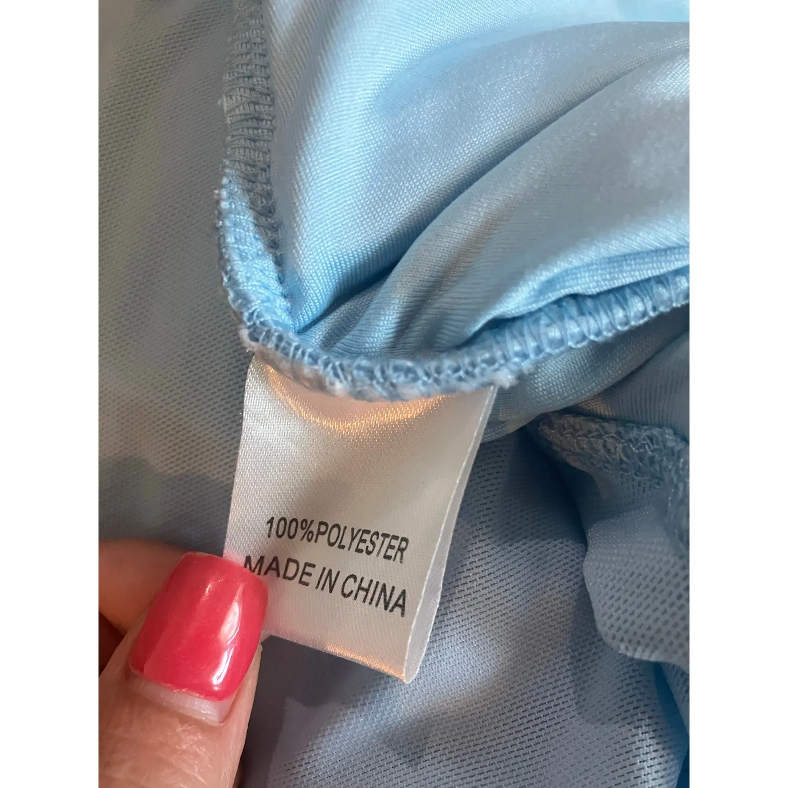 HELLO MOLLY Under A Spell Mini Dress in Baby Blue Size L US 8 COCKTAIL PARTY - Image 5